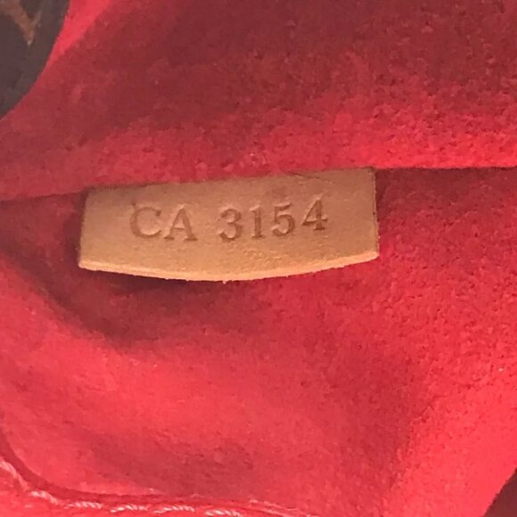 LOUIS VUITTON M41175 Monogram Pallas 2WAY Hand Bag MonogramCanvas Brown/Red - Picture 5 of 16